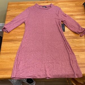 Lulus 3/4 sleeve blush dress